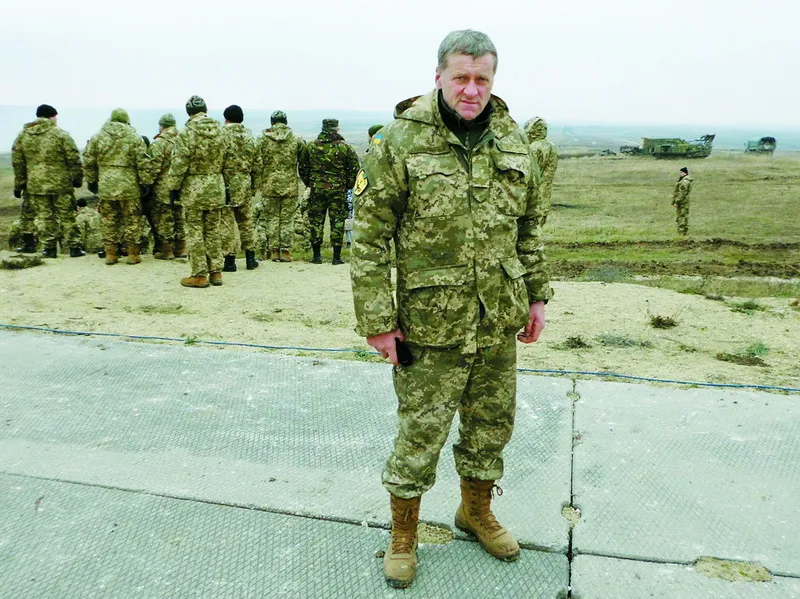 ​Комбат легендарного “Айдара” Євген Соловйов зустрів на полігоні день народ­ження.
