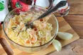 Квашена капуста з редькою