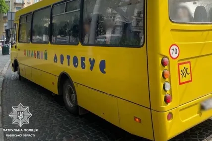 П'яний водій на школярику. Фото: Патрульна поліція Львівської області