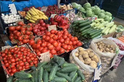 На наших продуктових ринках овочів не бракує. Так буде й надалі, запевняють фахівці. Фото автора 