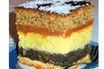 Сирник з маком, яблуками і горіхами