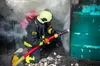 У Шептицькому районі вогнеборці ліквідували пожежу у гаражі