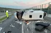 У Польщі автобус з українцями врізався в машину дорожньої служби