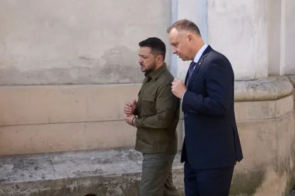 Зеленський і Дуда. Фото з мережі