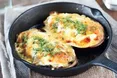 Баклажани, фаршировані м’ясом і грибами
