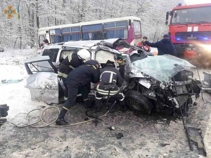 Фото з місця ДТП 