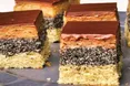 Бісквіт з яблуками, шоколадом і маком