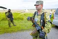 На російських терористах шапка горить