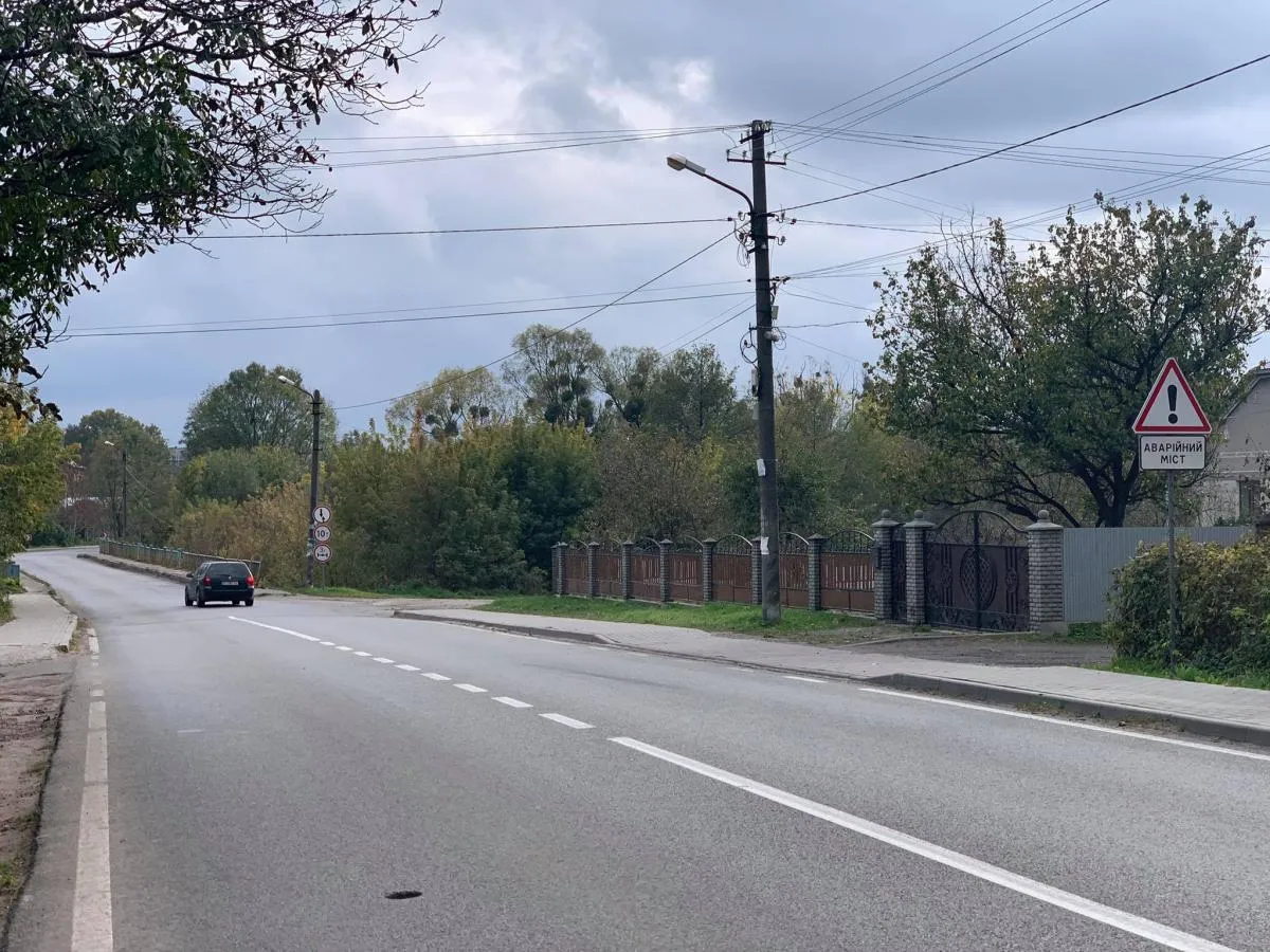 Аварійний міст у Великих Мостах