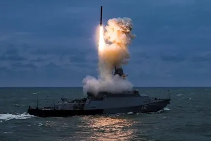 Корабельне угруповання ворога в Чорному морі . Фото умовне
