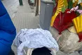 У дитячому візочку — ноутбук з принтером