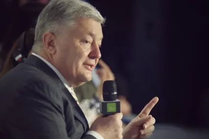 Петро Порошенко під час виступу на 15-му щорічному Київському Безпековому Форумі. Фото: ЄС
