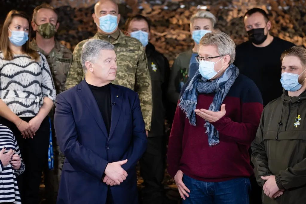 Петро Порошенко та Віталій Гайдукевич