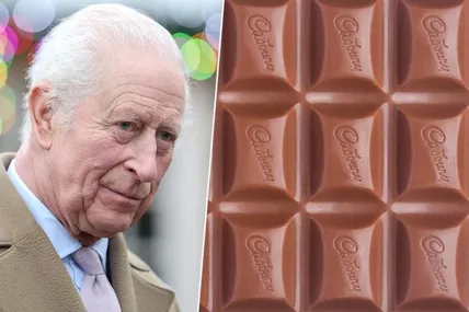 Напередодні Різдва король Чарльз почув заклик B4Ukraine - і позбавив бренд Cadbury престижної відзнаки. Фото зі соцмереж