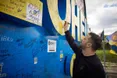 Зеленський взяв участь у відновленні стели на вʼїзді у Донецьку область (ФОТО)