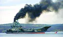 Російський «авіаносець» димить як старий паровоз...