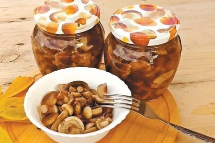 Мариновані опеньки