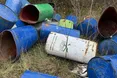 Біля Кам’янки-Бузької знайшли звалище металевих бочок із невідомою речовиною (ФОТО)