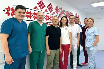 Операція тривала 2,5 години. На третю добу пацієнта виписали з лікарні. Фото Першого ТМО м. Львова