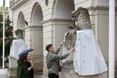 День вишиванки у Львові: левів одягнули в однострій (ФОТО)