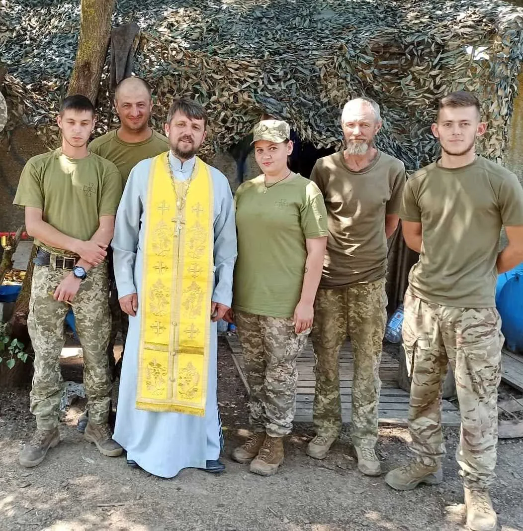 Сергій Чудинович - священник, волонтер. 