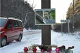 На місці загибелі Юрія Вербицького місцеві жителі встановили хрест
