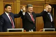 Порошенко, Яценюк та Гройсман звернулися до українців