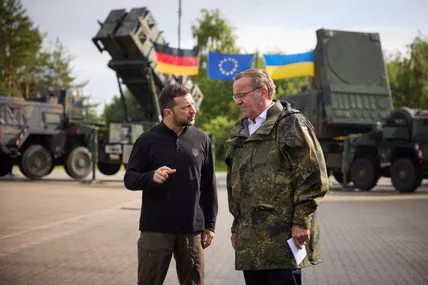 Володимир Зеленський і Борис Пісторіус. Фото Офісу президента України