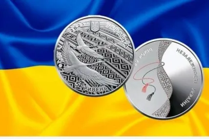 На кращій монеті світу оригінально передано генокод української нації. Фото Національного банку України.