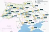 Прогноз погоди в Україні на 15 квітня 2025 року