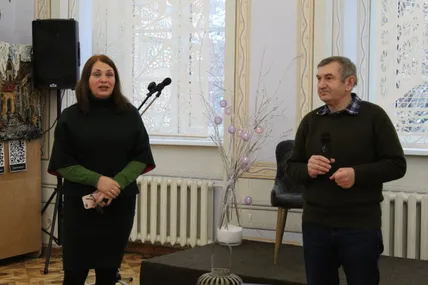 Виступають Світлана Думинська і Олександр Гунько. Фото Уляни Войтик