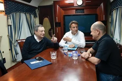 Макрон, Шольц та Драгі їдуть до Києва