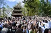 На Великдень у Шевченківському гаю була рекордна кількість відвідувачів (ФОТО)