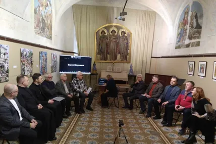 Учасники «круглого столу» в Музеї історії релігії. Фото автора.