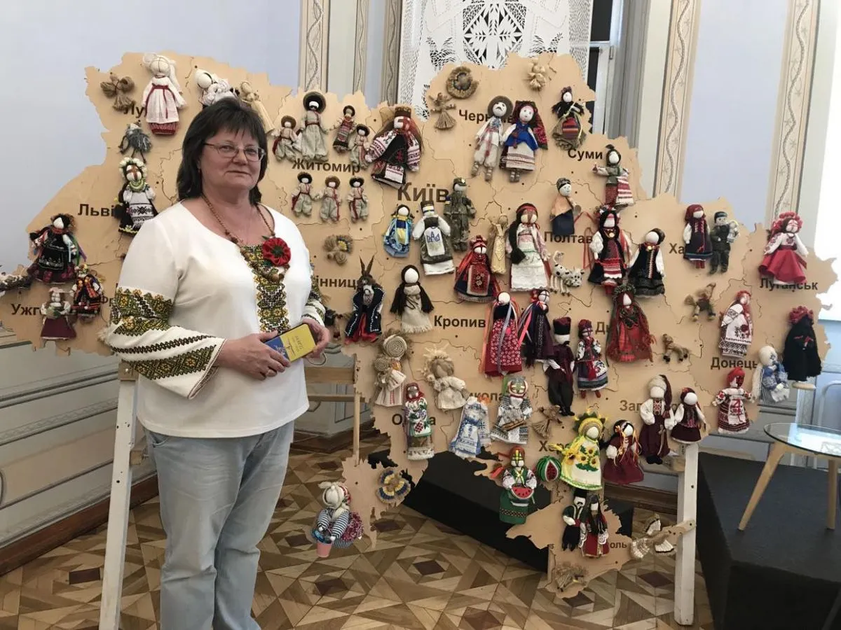 Оксана Муравльова та її унікальна мапа.