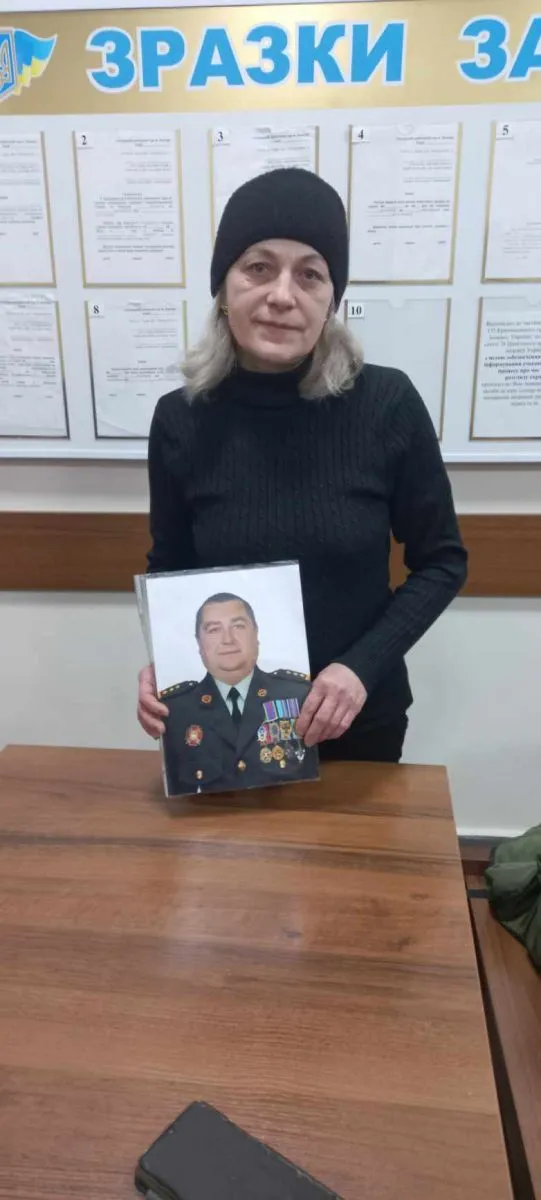 Прийшла на судове засідання і киянка Надія Гаврюшина, у якої на полігоні загинув чоловік – полковник Євген Гаврюшин