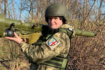 Війна змусила колишню виховательку дитячого садочка Наталію Грабарчук виконувати «чоловічу» роботу. Фото пресслужби Повітряних сил ЗСУ