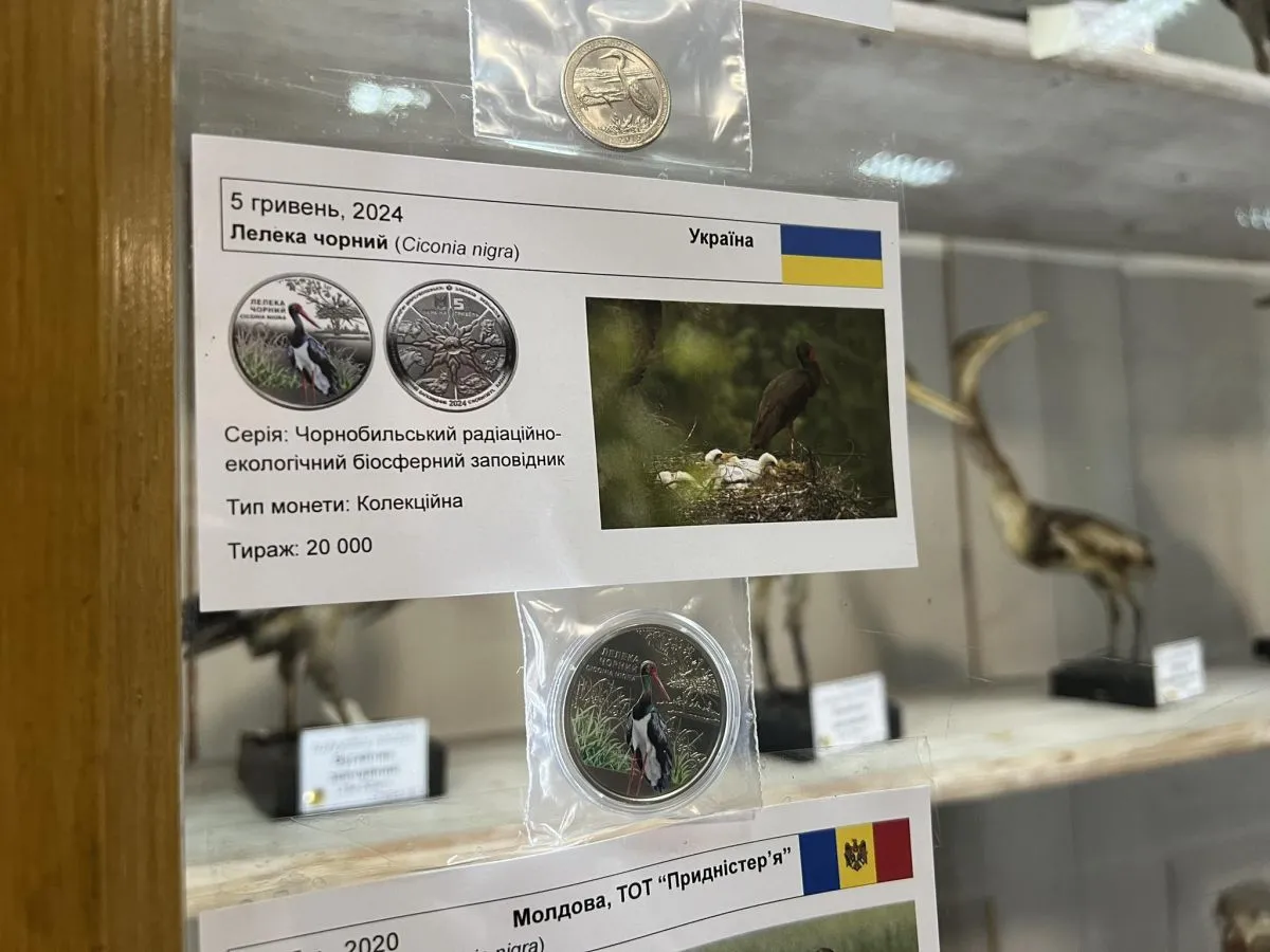 Монета "Чорний лелека"