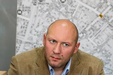 Колишній командир львівського «Беркуту» Ростислав Пацеляк не визнає своєї вини у розправі над майданівцями. Фото Катерини Серко.