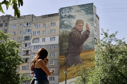 Мурал у пам’ять про Тараса Березюка. Фото ЛМР