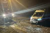 На Львівщині рятувальники відбуксирували автомобіль швидкої, що застряг по дорозі на виклик