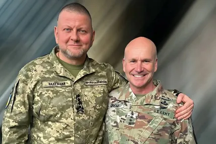 Каволі та на той момент головком Валерій Залужний. Фото: ТГ-канал Залужного