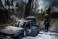 На Львівщині вщент згорів автомобіль (ФОТО)