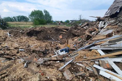 Наслідки ворожої агресії. Фото: поліція Харківської області