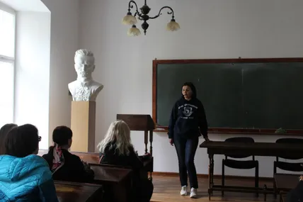 Авдиторія, де Франко прочитав габілітаційну лекцію. Фото Інститут франкознавства ЛНУ ім. Івана Франка та автора