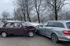Двоє травмованих внаслідок авто зіткнення у Львові на вулиці Зеленій