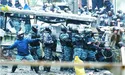 «Беркут» озброєний цвяховими гранатами і «коктейлем Молотова»