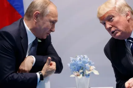 Дональд Трамп і володимир путін. Фото Радіо Свобода