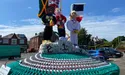 Тематична олімпійська «м'яка» скульптура