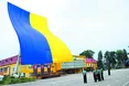 Рекордний синьо-жовтий стяг розгорнули в Академії Сухопутних військ